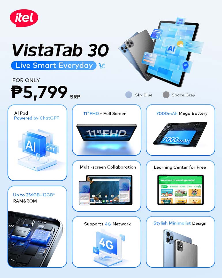 itel VistaTab 30 price
