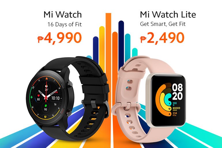 Xiaomi launches the Mi Watch & Mi Watch Lite in the Philippines; Price announced - Technobaboy.com